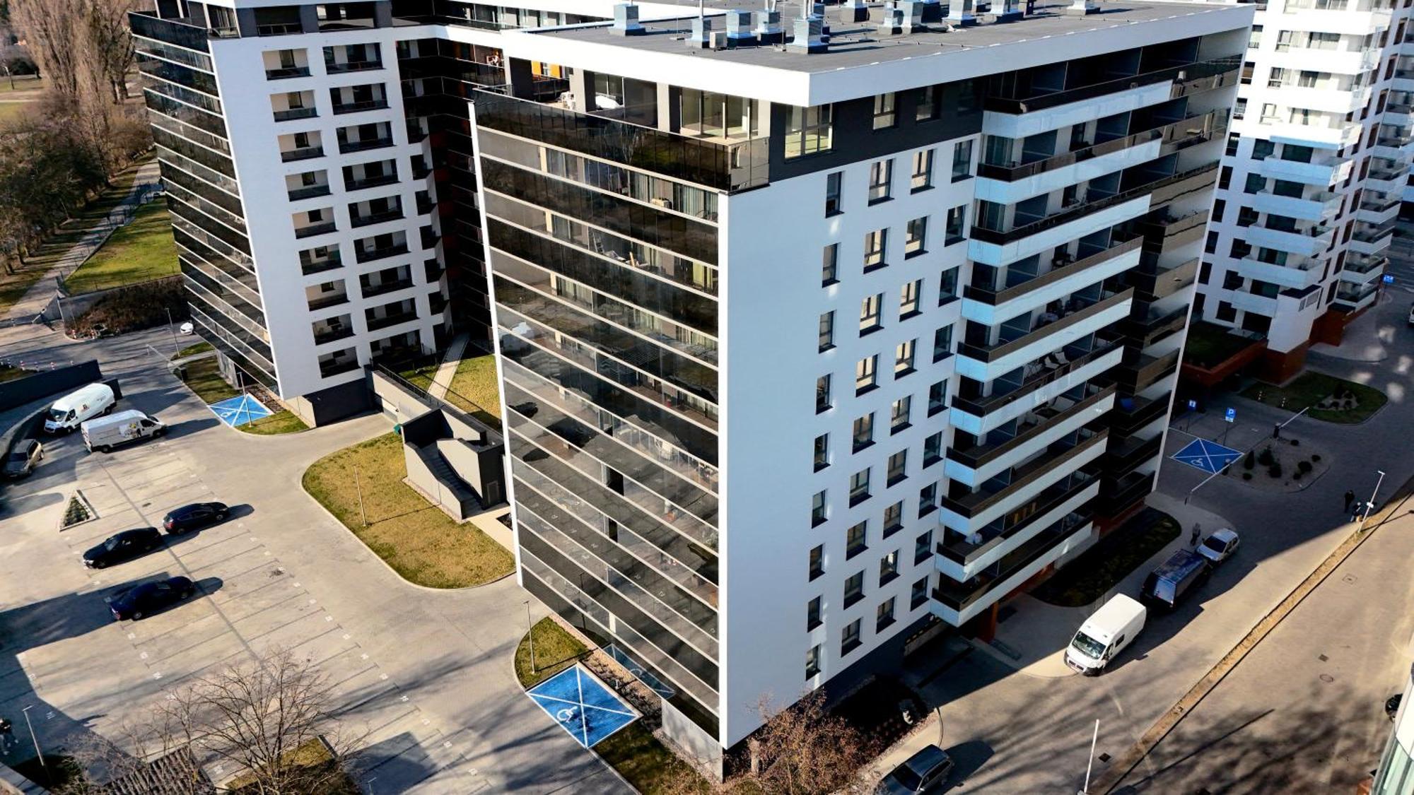 Modern Sky Apartments Bialystok Bagian luar foto